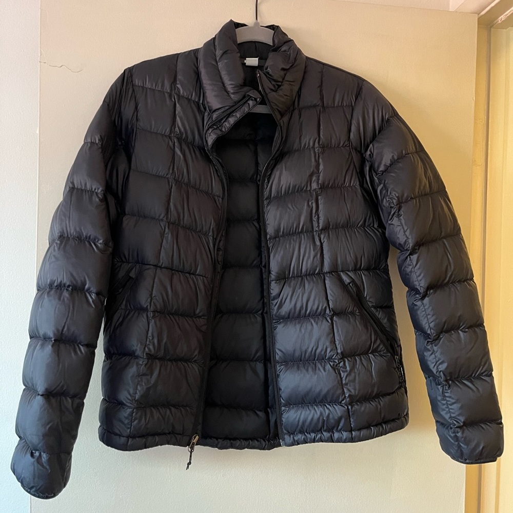 REI Co-op Black Puffer Down Zip Jacket